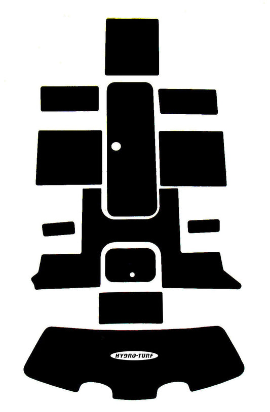 Hydro-Turf Jet Boat Mats Sea-Doo 07-2011 CHALLENGER 180 SD171 DARK GREY GROOVE