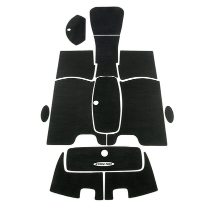 Hydro-turf mats Yamaha LS2000 LX2000 BROWN/BLACK WIDE GROOVE jet boat carpet Y02