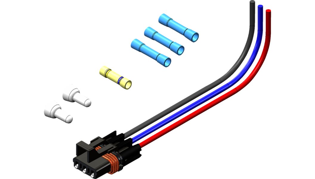 KFI POLARIS WIRE 3-PIN Pulse Bus 12" HARNESS - 101505