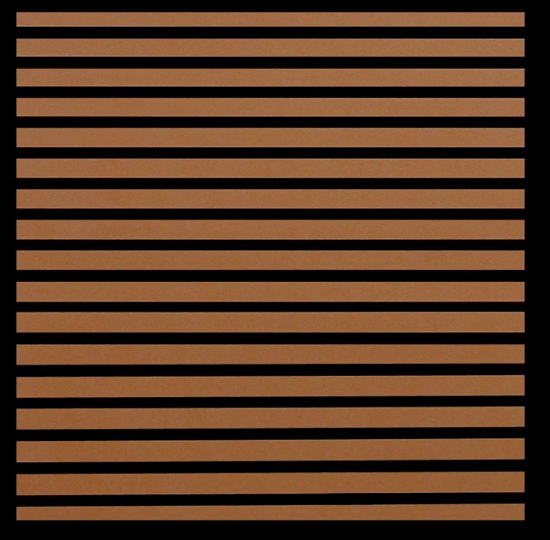 Hydro-turf Sheet 47X86 SHT86CG-2T 2-tone teak BROWN ON BLACK CUT GROOVE 3M