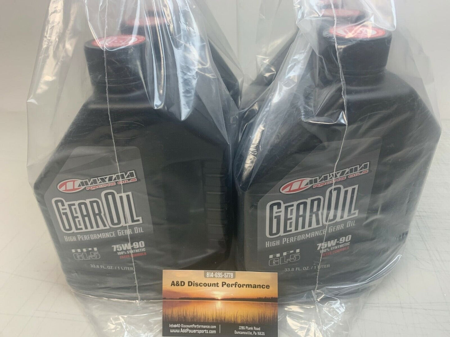 INSTOCK Maxima Racing Oil Full Synthetic Motorcycle Gear Oil 75W-90 Liter 44901