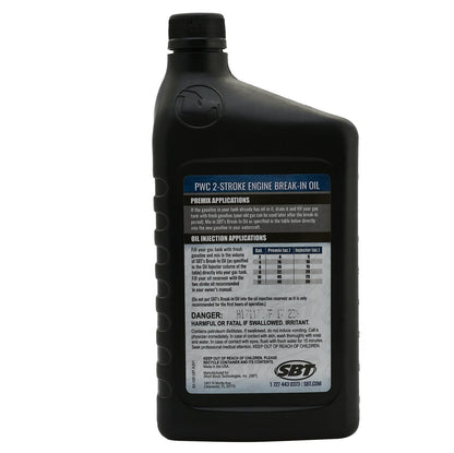 INSTOCK SBT Break-In Oil PWC 2 Stroke Kawasaki, Seadoo, Yamaha, Tigershark, Polaris, - 83-100-SBT