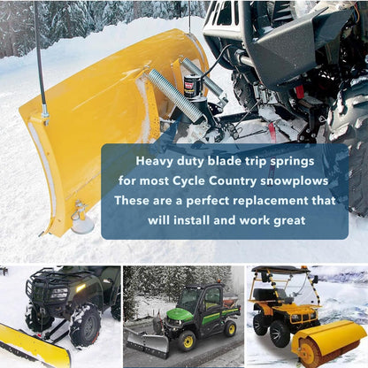 Plow Blade Trip Springs Replacement Cycle Country ATV Plow Parts, UTV Plows Snowplows Heavy Blade Trip Springs (Pair) PUR1409