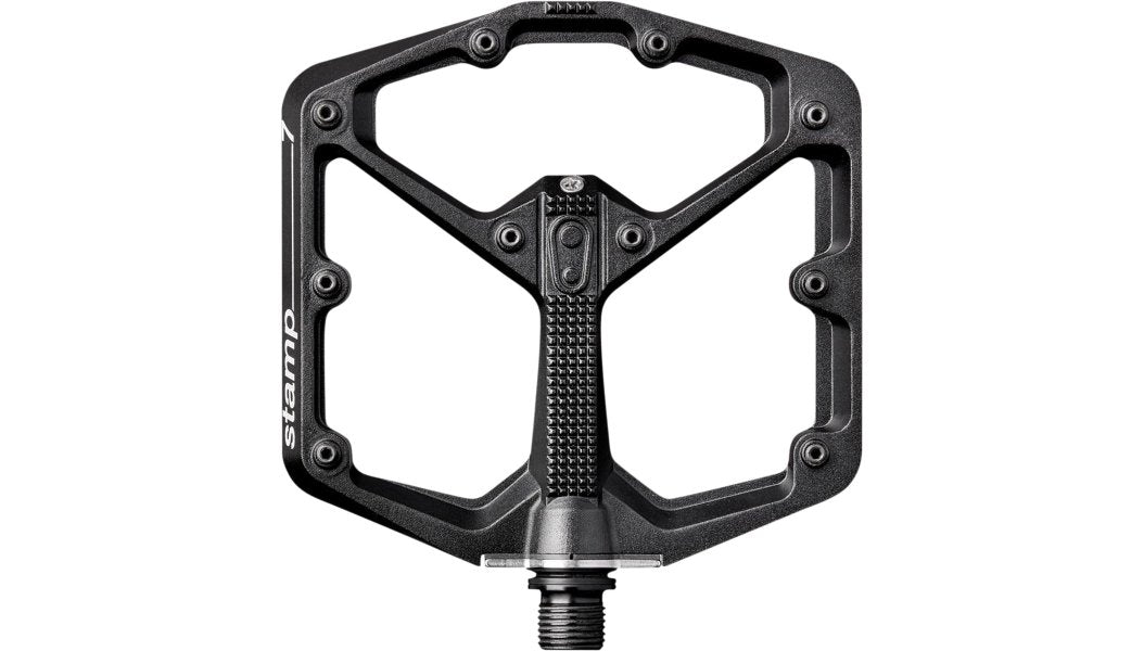 CRANKBROTHERS Pair of Stamp 7 Pedals Large Black NEW [US LARGE SIZE 10-15] 16002
