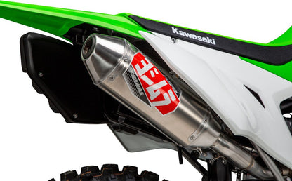 YOSHIMURA KLX300R 21-24 RS-2 Stainless Slip-On Exhaust w/ Aluminum Muffler 243002C350