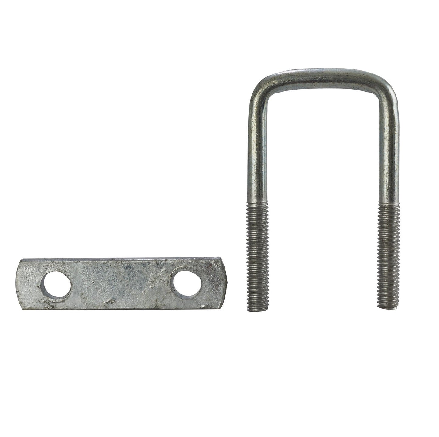 Trailer U-Bolts with Frame Straps  2-1/8" x 4" & 4" strap