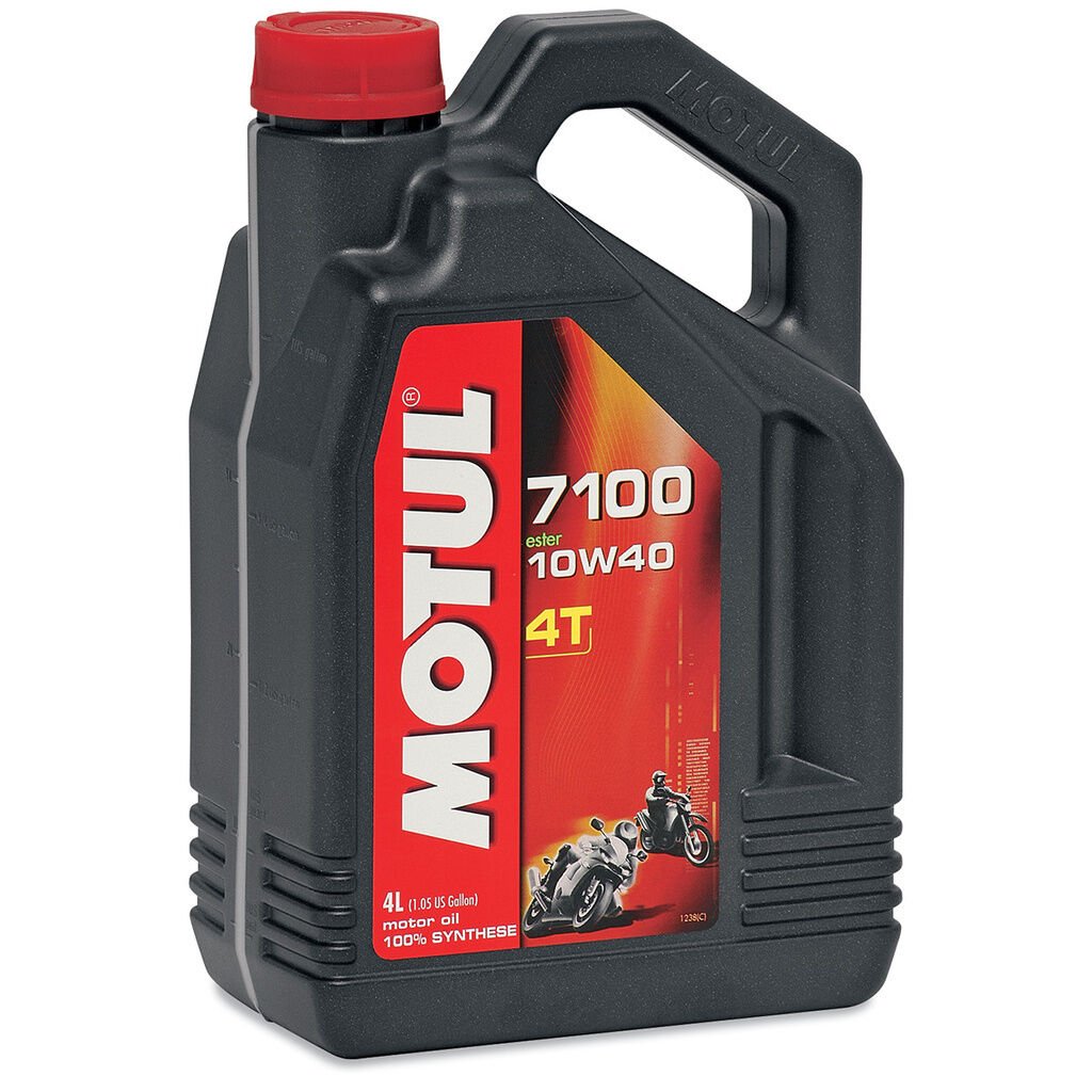 MOTUL 7100 4T SYNTHETIC OIL 10W-40 4-LITER 104092 - 82-2052