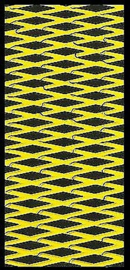 Hydroturf Mat Kit Yamaha (05-09) VX110 HTVX BLACK ON YELLOW DIAMOND 3M