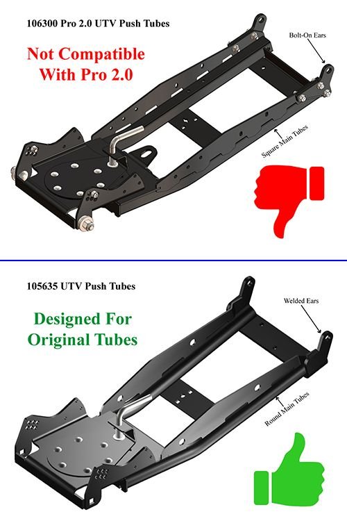 KFI Products UTV PLOW LIFT KIT 6" With Round Tubes - 105765