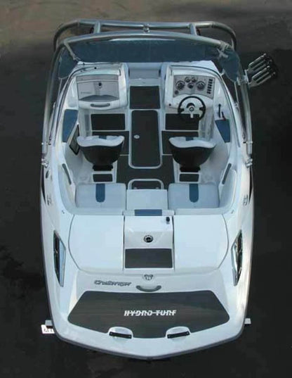 Hydro-Turf Jet Boat Mats Sea-Doo 05-06 CHALLENGER 180 SD17 BROWN/BLK WIDE GROOVE