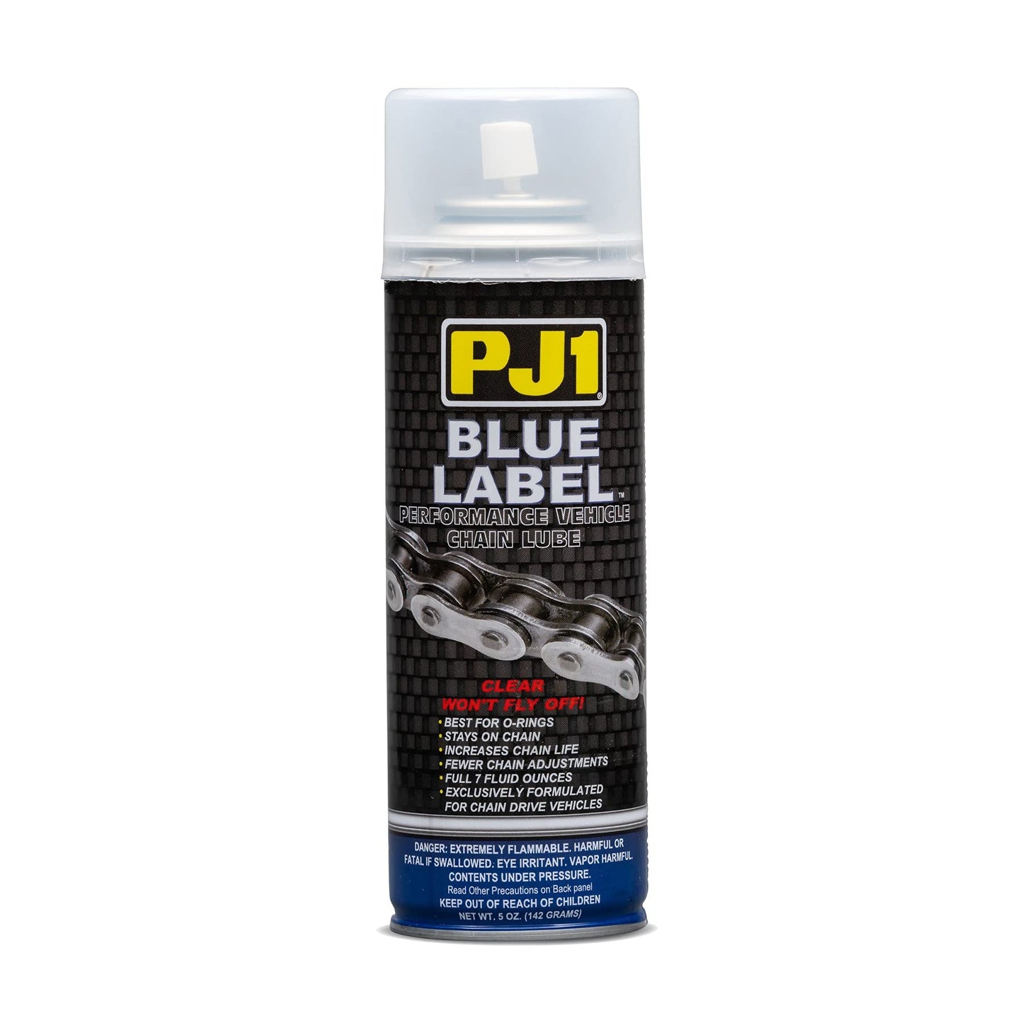 PJ1 BLUE LABEL Spray CHAIN LUBE 5 OZ 1-08 - 57-0108