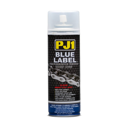 PJ1 BLUE LABEL Spray CHAIN LUBE 5 OZ 1-08 - 57-0108