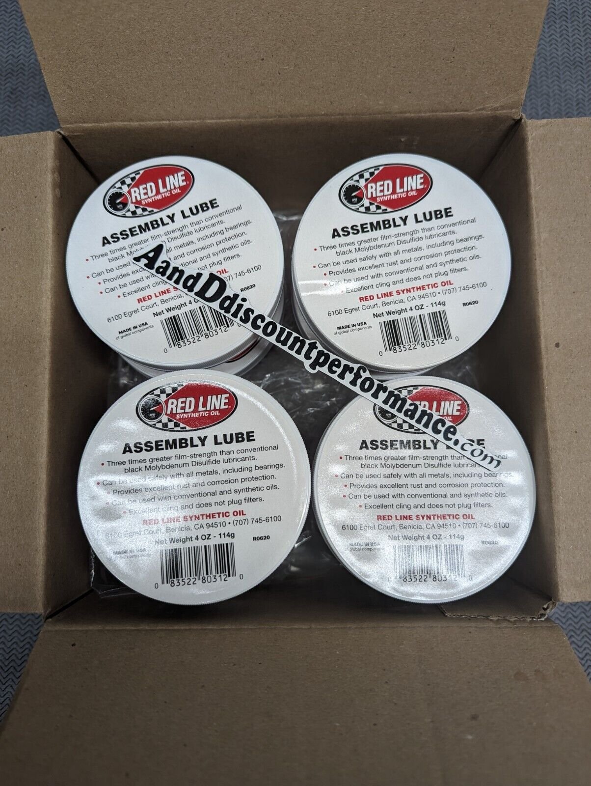 Red Line Assembly Lube - 4 Oz Box of 12 (80312)