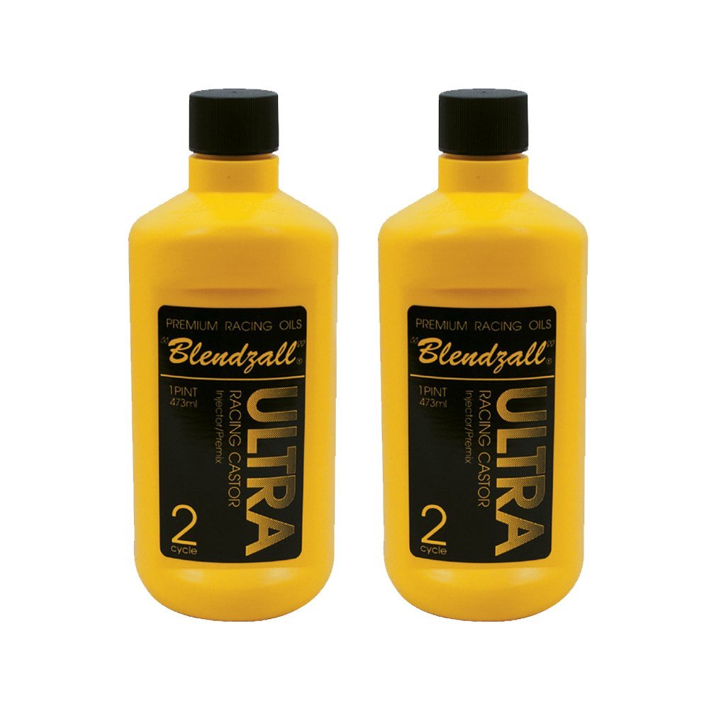INSTOCK 2-Pack of Blendzall Ultra 2-Cycle Racing Castor Oil - 2 - 16 oz Bottles
