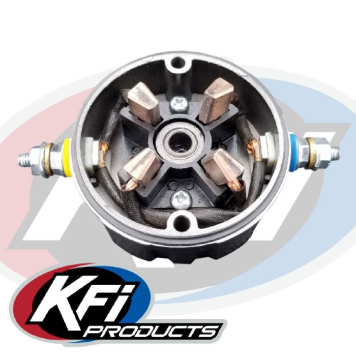 KFI ASSAULT-SERIES MOTOR END CAP (BLACK) - AS-CAPKIT