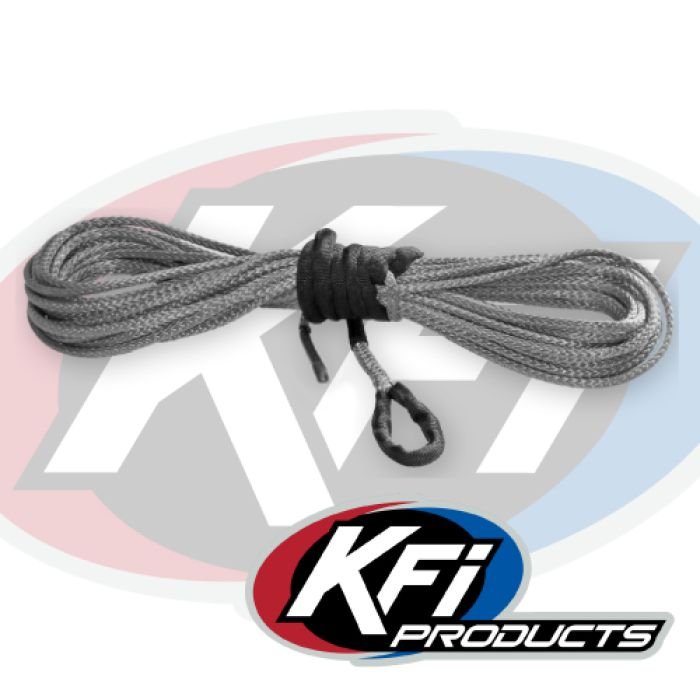 KFI 1/4" X 50' SMOKE Winch Synthetic CABLE - SYN25-S50