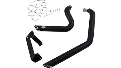 Vance & Hines Exhaust Shortshots Staggered Black 2004-2013 Sportster XL Harley - 47219