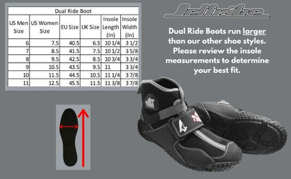 Jet Ski Boat Beach Shoe Jet Tribe Dual Ride Personal Watercraft BOOTS 6-13