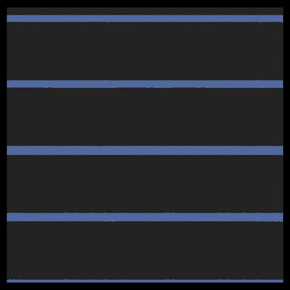 SHT86WG-2T Hydro-turf Sheet 47X86 2-TONE BLACK ON ROYAL BLUE WIDE GROOVE W/3M