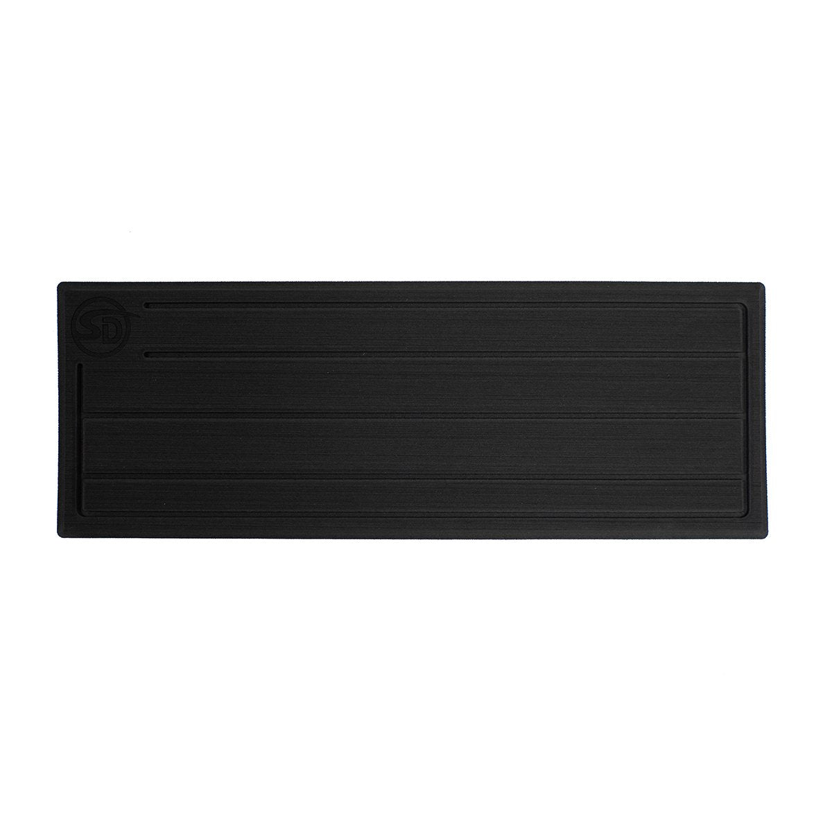 Seadek RV Step Covers - Teak - 24"x8.5" - Black / Black, 4 Pack - 58110-80242