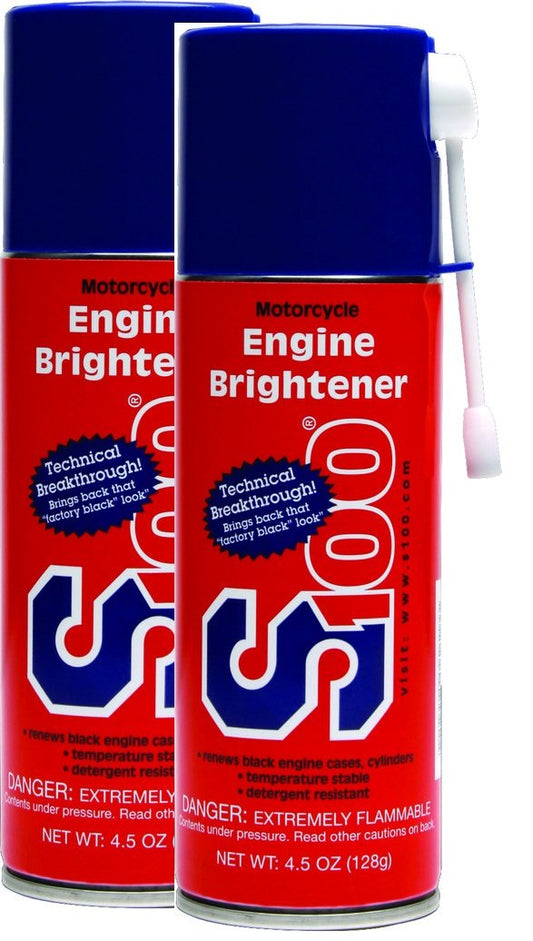 INSTOCK 2 PACK S100 ENGINE BRIGHTENER 4.5 OZ 19200A Motorcycle atv/utv/dirtbike