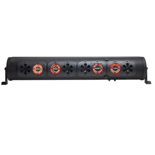 Bazooka BPB36-G3 36" 10-Speaker Amplified Bluetooth Sound Bar with LED Lighting