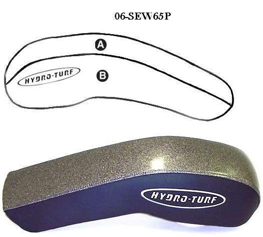 INSTOCK Hydro-turf SOLID BLACK Chin pad Cover for Kawasaki 650SX 650 sx SEW65P