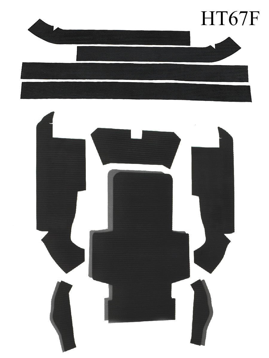 INSTOCK Kawasaki 750SX 750 SX SXI PRO Jet Ski Hydro-turf Kit HT67F BLACK GROOVE