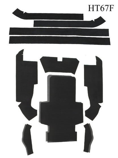 INSTOCK Kawasaki 750SX 750 SX SXI PRO Jet Ski Hydro-turf Kit HT67F BLACK GROOVE