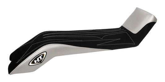 Hydroturf Black/Silver Seat Cover for Kawasaki X2 1986-1995 - AZ-SEW40