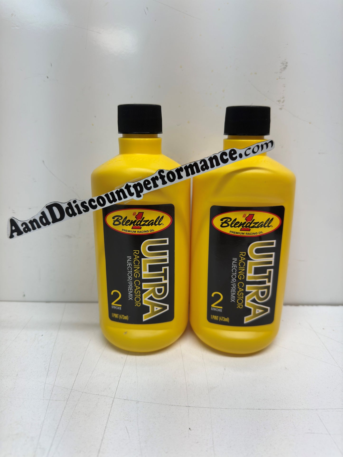 INSTOCK 2-Pack of Blendzall Ultra 2-Cycle Racing Castor Oil - 2 - 16 oz Bottles