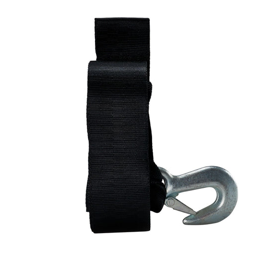 2000LB Trailer Winch Strap with Bow Loop 15 Foot 6750LB break 2700lb Load 10-072