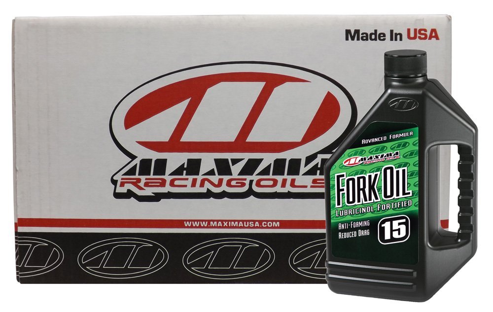 Maxima 15WT Standard Hydraulic Fork Oil -56505 5 Gallon Pail, 56916 Quart, 56901 Liter