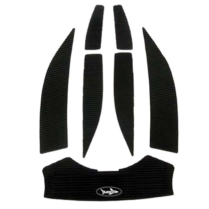 SBT BlackTip Traction Black Cut Groove Mats 1998-2001 Polaris Pro 1200/SLH/SLX - 130BT303