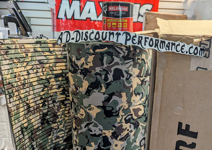 Hydro-turf DUCK CAMO GROOVE W/ Can of Glue Sheet Fishing SHT86CG 47X86 DUK Grass