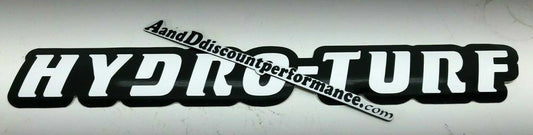 INSTOCK Hydroturf sticker 13X2 decal hydro-turf stickers