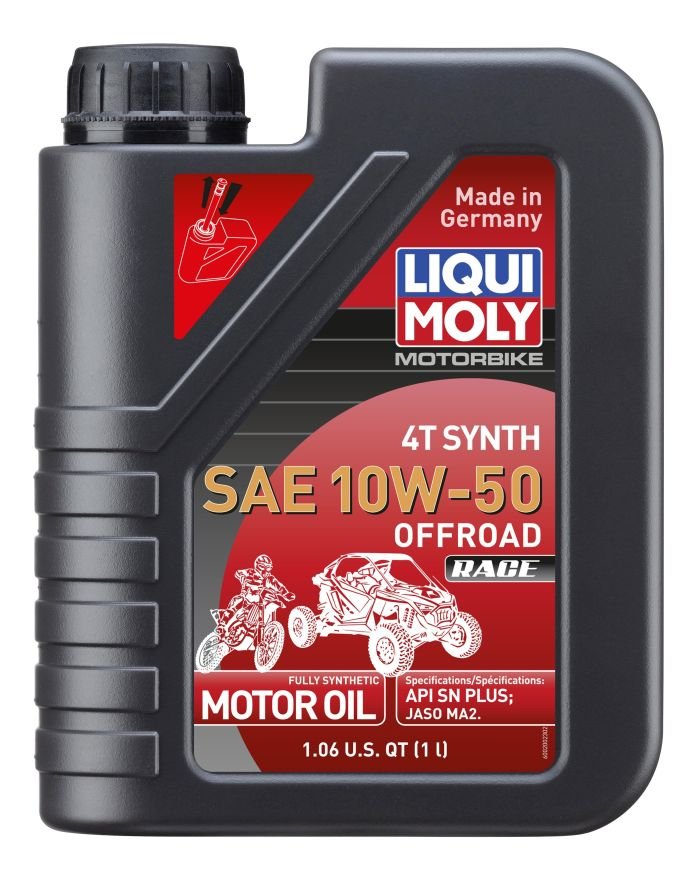 LIQUI MOLY MOTORBIKE 4T SYNTHETIC OIL 10W-50 OFFROAD RACE 1 LITER - 20078