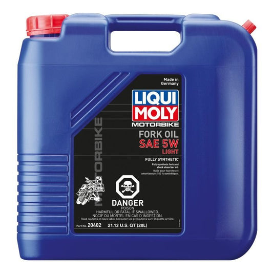 LIQUI MOLY MOTORBIKE FORK OIL 5W LIGHT 20 LITER - 20402