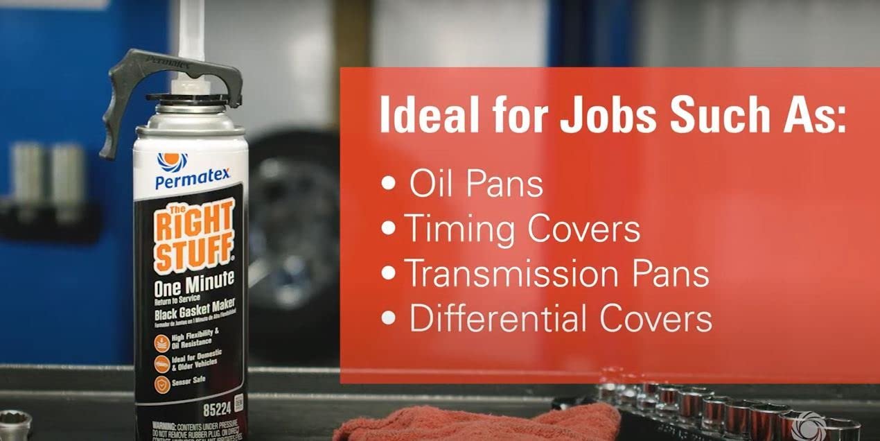 Permatex Maximum Oil Resistance RTV Silicone Gasket Maker, Sensor Safe and Non-Corrosive, for High Flex and Oil Resistant Applications