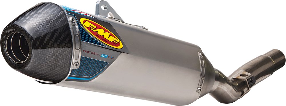 FMF Offroad Factory 4.1 Slip-On Exhaust FACTORY 4.1 RCT S/O MFLR ALUM W/R.CAR CAP KX450F '12 Slip-On Muffler  - 042292