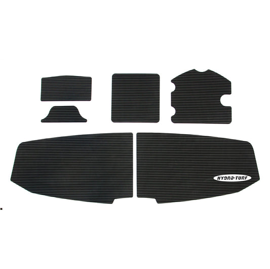 Hydroturf Black Cut Groove Rear Mat Kit - Fits Yamaha 242LTD/S 2010-2014 - Y07R
