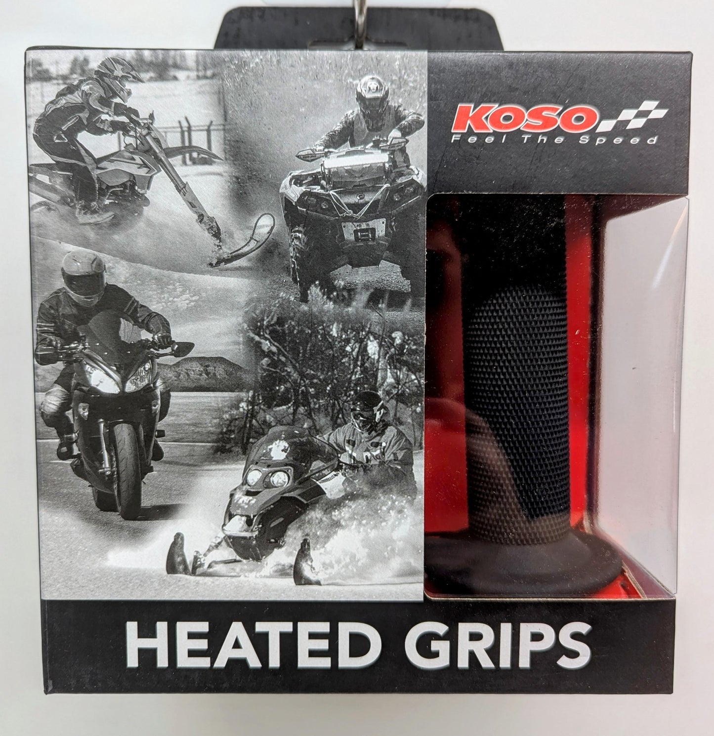 KOSO HEATED DIRT BIKE GRIPS SNOWMOBILE AX1070G0 NEW - 40-4113