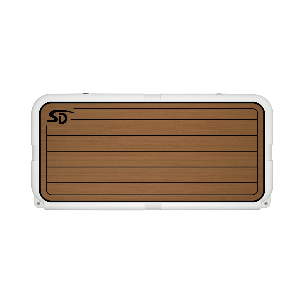 Seadek YETI Tundra 125 Teak Cooler Pad - Mocha / Black - 55836-80093