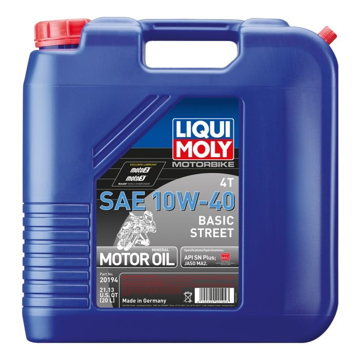 LIQUI MOLY MOTORBIKE 4T 10W-40 20 LITER - 20194