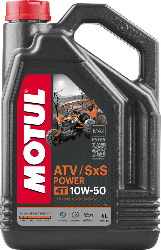 MOTUL ATV/SXS POWER 4T 10W50 4 Liter 1 gallon 105901