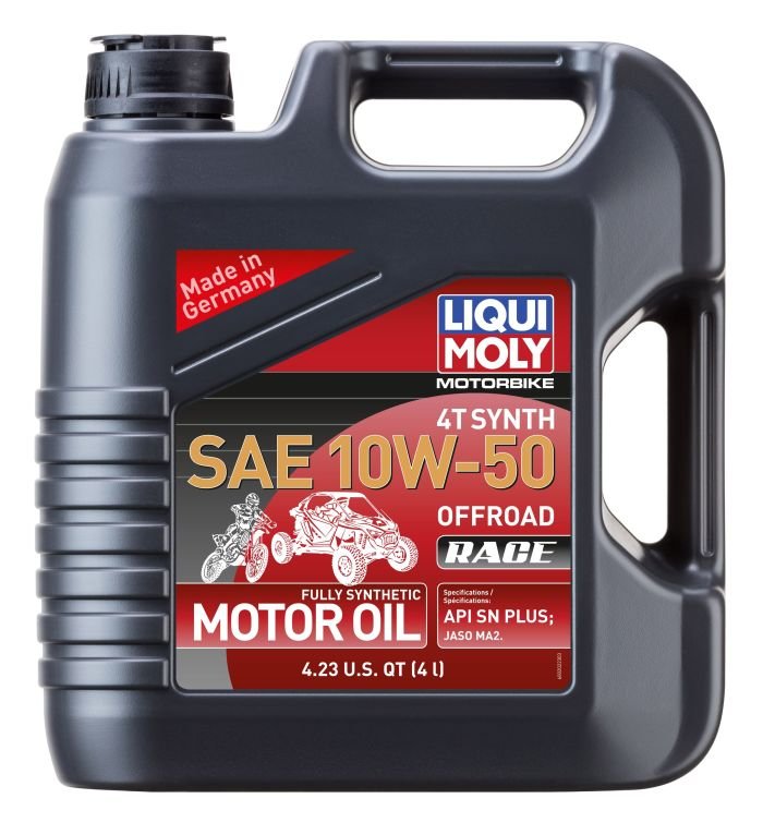 LIQUI MOLY MOTORBIKE 4T SYNTHETIC 10W-50 OFFROAD RACE 4 LITER - 20080
