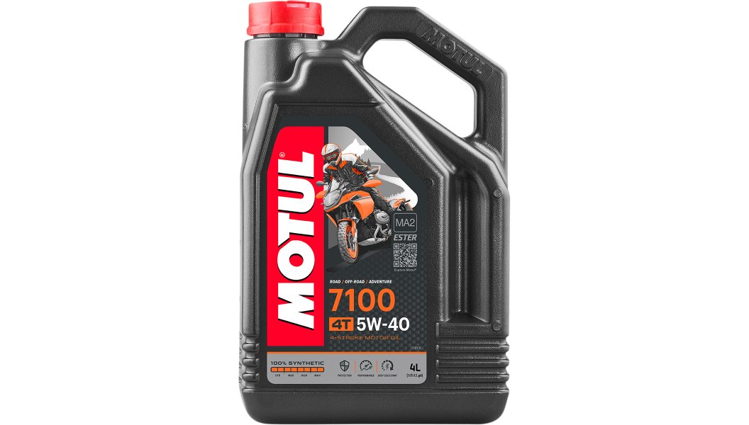 MOTUL 7100 Synthetic 4T Engine Oil 5W40 4 LITER/1 gallon - 104087