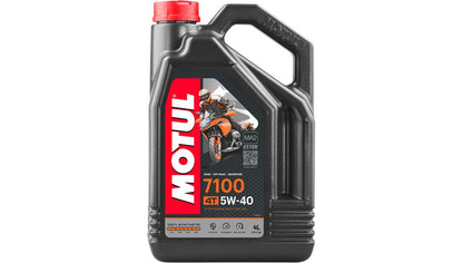 MOTUL 7100 Synthetic 4T Engine Oil 5W40 4 LITER/1 gallon - 104087