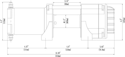 KFI PRODUCTS ATV 2000LB Winch kit - A2000