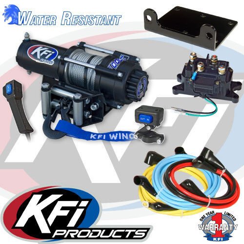 KFI 3000 Lb. Rated ATV Winch Kit Yamaha Honda Polaris Kawasaki